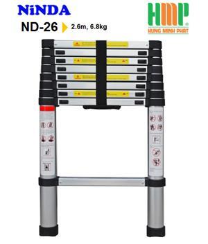 Thang nhôm rút gọn Ninda ND-26