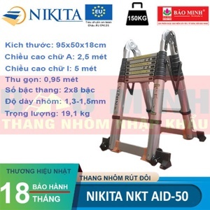 Thang nhôm rút Nikita AID50