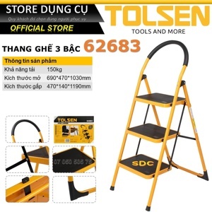 Thang nhôm xếp 2 tầng Tolsen 62680