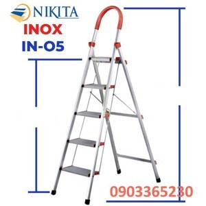 Thang tay vịn inox 5 bậc Nikita NKT-IN05