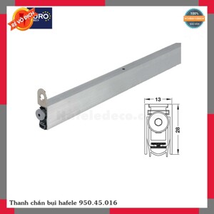 Thanh chắn bụi tự động Hafele 958mm 950.45.016