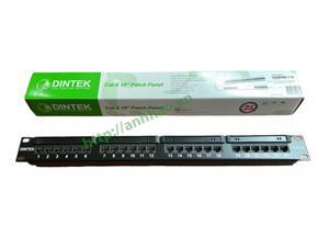 Thanh đấu nối cáp Patch panel DINTEK 1402-04011