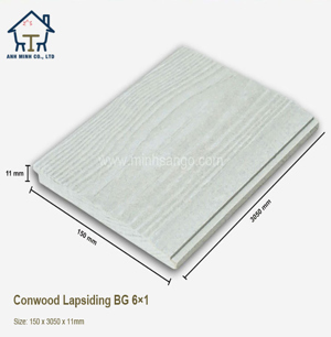 Thanh len chân tường Conwood Lapsiding BG 6×1