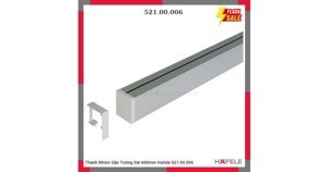 Thanh nhôm gắn tường Hafele 521.00.006