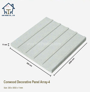 Thanh tấm ốp tường Conwood Decorative Panel Array-4