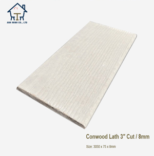 Thanh tấm ốp tường Conwood Lath 3”cut/8mm