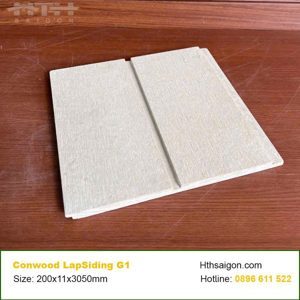Thanh tấm ốp tường xi măng Conwood Lapsiding G1