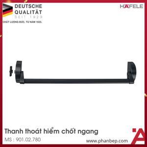 Thanh thoát hiểm chốt ngang màu đen Hafele 901.02.780
