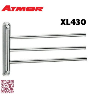 Thanh vắt khăn 3 thanh Atmor XL430