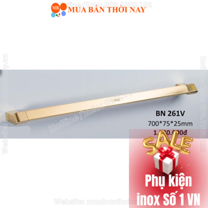 Thanh vắt khăn đơn mạ vàng BAO BN 261V