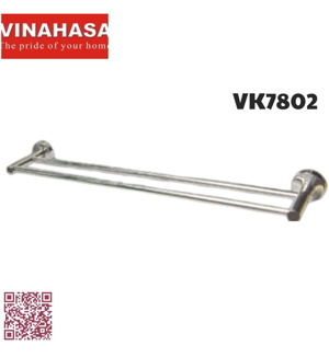 Thanh vắt khăn inox đôi Vinahasa VK7802
