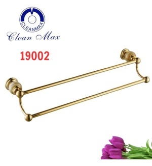 Thanh vắt khăn mặt đôi mạ vàng Clean Max 19002