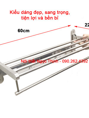 Thanh vắt khăn tắm inox 304 giá rẻ TP MKT-06