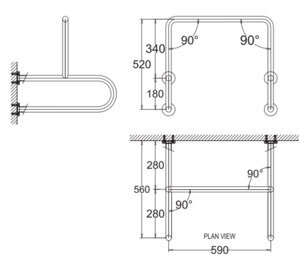 Thanh vịn American Standard HR-320759-01