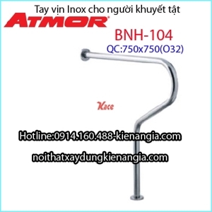 Thanh vịn inox cho người khuyết tật Atmor BNH-104