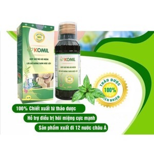 Thảo dược trị hôi miệng Komil 100ml