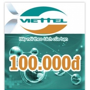 Thẻ cào Viettel mệnh giá 100.000 đồng