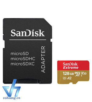 Thẻ nhớ 128GB MicroSDXC Sandisk Extreme U3