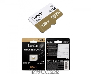 Thẻ nhớ 128GB SDXC Lexar Professional 667x