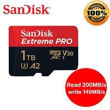 Thẻ nhớ 1TB MicroSDXC Sandisk Extreme Pro A2