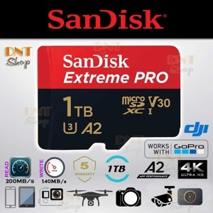 Thẻ nhớ 1TB MicroSDXC Sandisk Extreme Pro A2