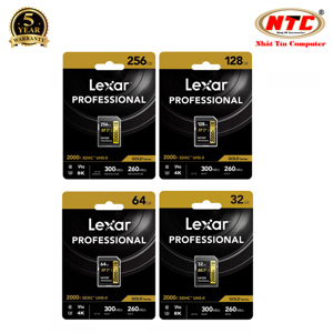 Thẻ nhớ 32GB SDXC Lexar Professional 2000x