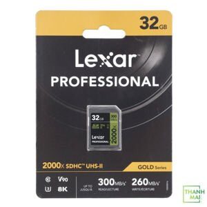 Thẻ nhớ 32GB SDXC Lexar Professional 2000x