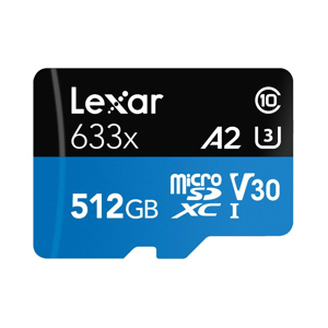 Thẻ nhớ 512GB MicroSDXC Lexar 633x 2018 A1 V30