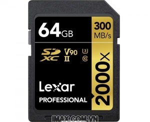 Thẻ nhớ 64GB SDXC Lexar Professional 2000x