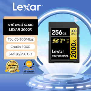 Thẻ nhớ 64GB SDXC Lexar Professional 2000x