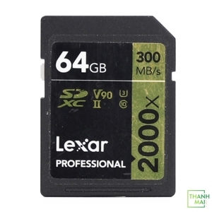 Thẻ nhớ 64GB SDXC Lexar Professional 2000x