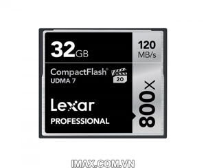 Thẻ nhớ Lexar CF 32GB 800x Professional Series UDMA CompactFlash