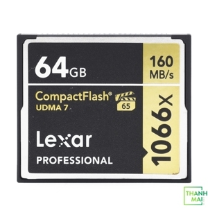 Thẻ nhớ CF Lexar Profession 64GB 160M/s tốc độ 1066x