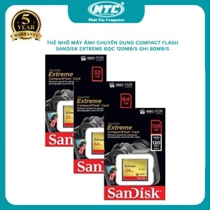 Thẻ nhớ CF Sandisk Extreme 128GB 120MB/s - SDCFXSB-128G-G46