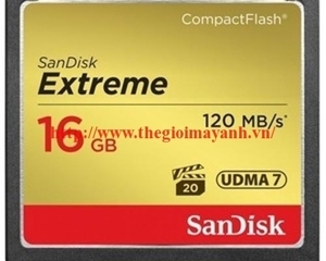 Thẻ nhớ CF SanDisk Extreme - 16GB/800X/120m/s