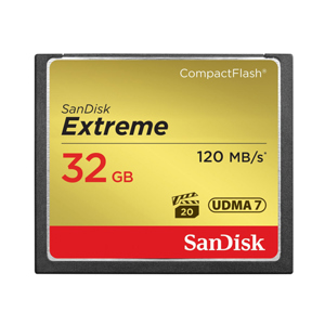 Thẻ nhớ CF SanDisk Extreme - 32GB/800X/120m/s