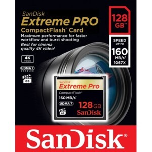 Thẻ nhớ CF SanDisk Extreme Pro 160MB/s 128GB 1067X