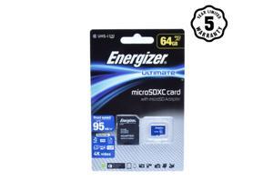 Thẻ nhớ Energizer​​ Ultimate micro SDXC 64GB Class10 UHS-I - 95​​MB/s FMDAAU064A