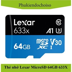 Thẻ nhớ Lexar SDXC 64GB 633x