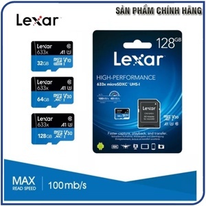 Thẻ nhớ Lexar SDXC 64GB 633x