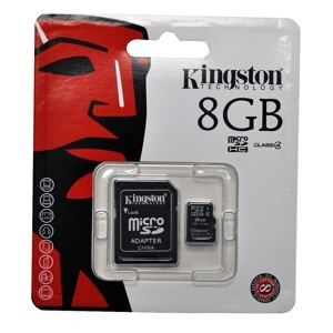 Thẻ nhớ Micro SD Kingston 8Gb ! - Thẻ nhớ Micro SD Kingston 8Gb