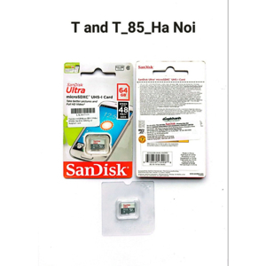 Thẻ nhớ Micro SD Sandisk 64Gb Class10