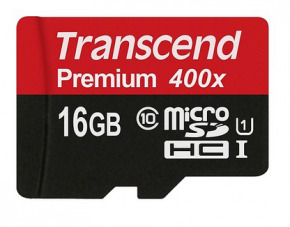 Thẻ nhớ Micro SD Transcend 16Gb Class 10