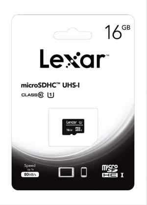 Thẻ Nhớ MicroSDHC Lexar 16GB Class 10