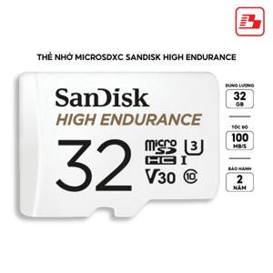 Thẻ Nhớ MicroSDHC SanDisk High Endurance Video Monitoring 32GB