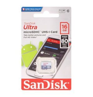 Thẻ nhớ MicroSDHC SanDisk Ultra 16GB 80MB/s