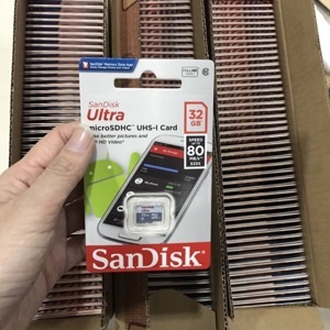 Thẻ nhớ MicroSDHC SanDisk Ultra - 32GB , 80 MB/s