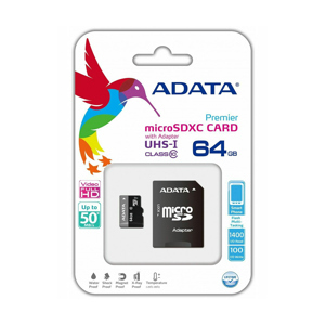 Thẻ nhớ MicroSDXC ADATA 64GB Class 10 UHS-1 Premier