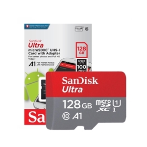 Thẻ nhớ MicroSDXC Sandisk Ultra - 128 GB, 100 MB/s