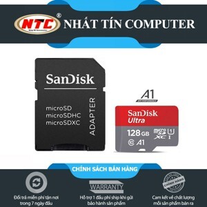 Thẻ nhớ MicroSDXC Sandisk Ultra - 128 GB, 100 MB/s